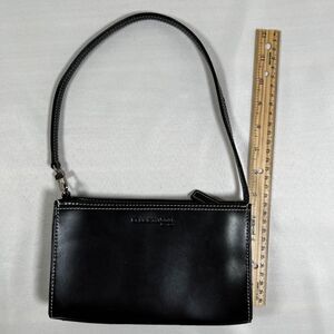 Kenneth Cole New York Brown Leather Short Strap Shoulder Bag